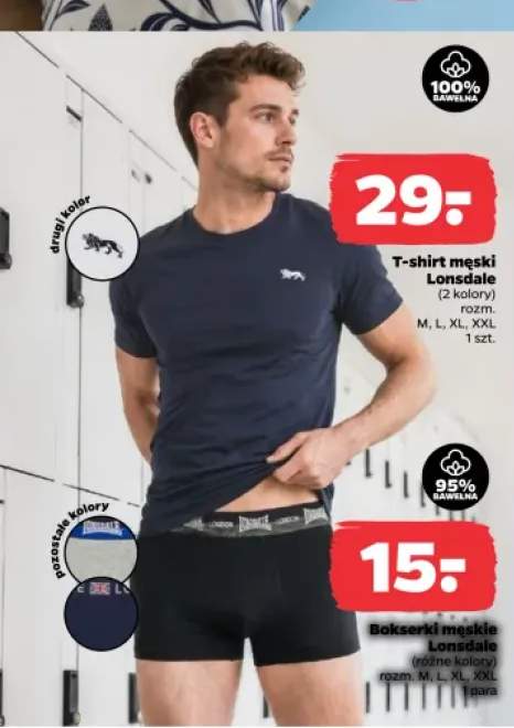 Bokserki męskie Lonsdale