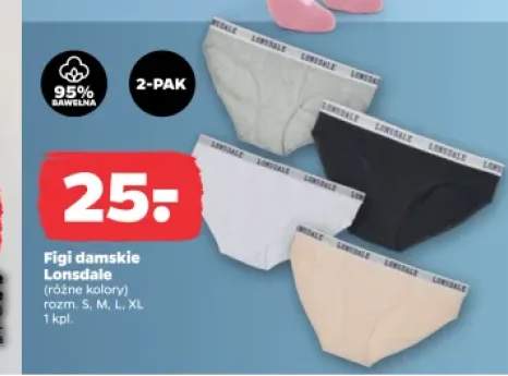 Figi damskie Lonsdale 2-pak