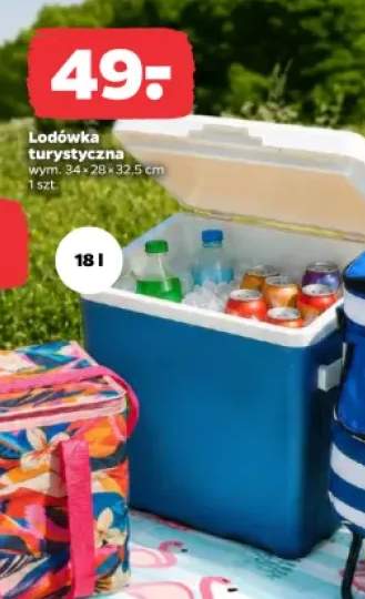 Lodówka turystyczna 18l 34x28x32,5cm