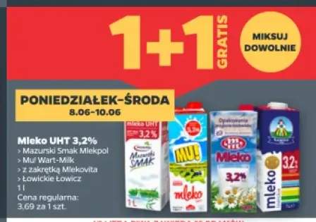 Mleko UHT 3,2% Mazurski Smak Mlekpol