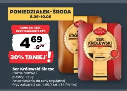 Ser Królewski Sierpc plastry
