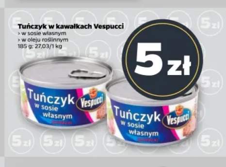 Tuńczyk w kawałkach Vespucci w sosie własnym
