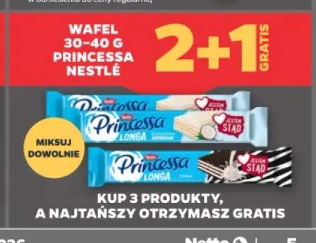 Wafel Princessa Longa Kokosowa