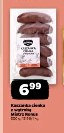 Kaszanka cienka z wątrobą Mistrz Rohus