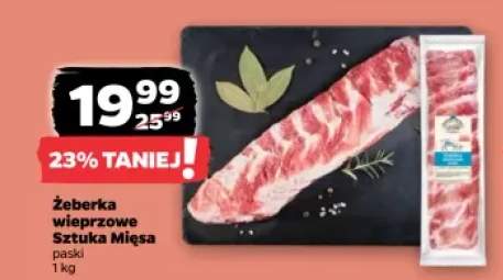 Żeberka wieprzowe Sztuka Mięsa paski
