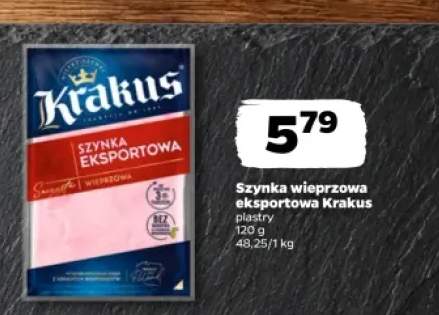 Szynka wieprzowa eksportowa Krakus plastry
