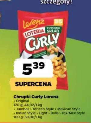 Chrupki Curly Original Lorenz