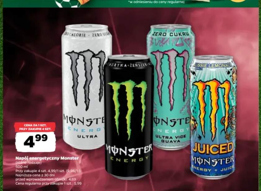 Napój energetyczny Monster Ultra