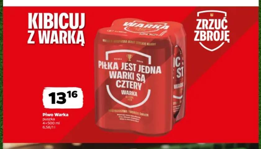 Piwo Warka 4-pak 500 ml