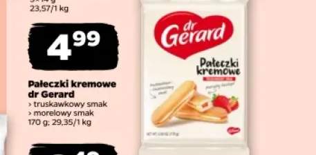 Pałeczki kremowe dr Gerard o smaku morelowym