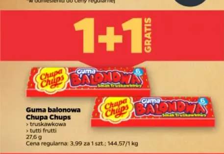 Guma balonowa Chupa Chups tutti frutti