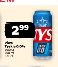 Piwo bezalkoholowe Tyskie 0,0%
