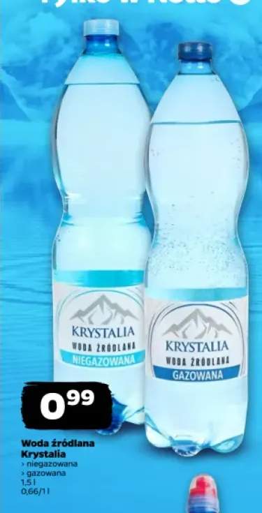 Woda źródlana Krystalia niegazowana