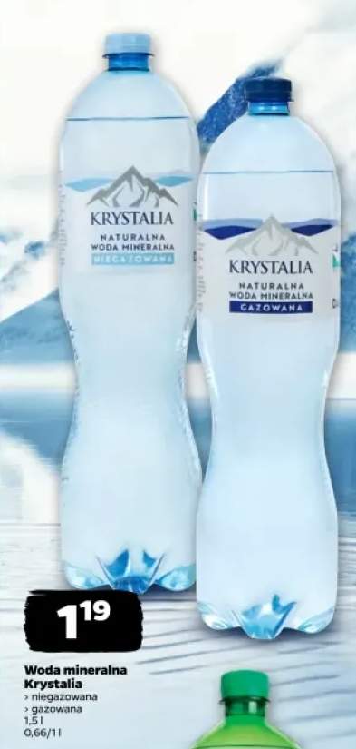 Woda mineralna Krystalia niegazowana