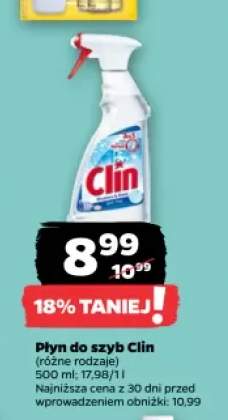 Płyn do szyb Clin