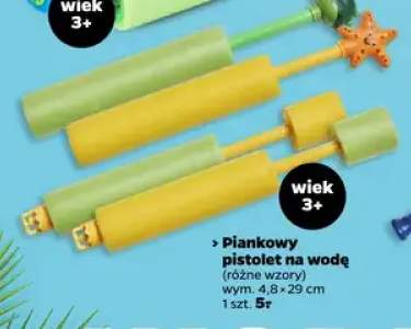 Piankowy pistolet na wodę