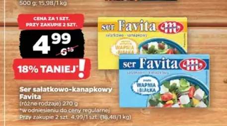 Ser sałatkowo-kanapkowy Favita