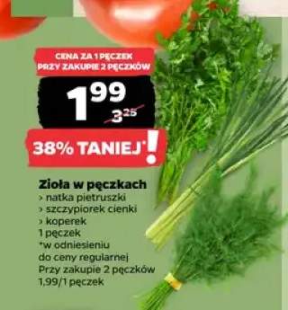 Zioła w pęczkach szczypiorek cienki