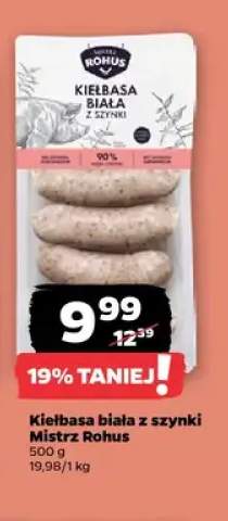 Kiełbasa biała z szynki Mistrz Rohus