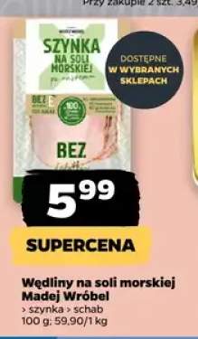Szynka na soli morskiej Madej Wróbel