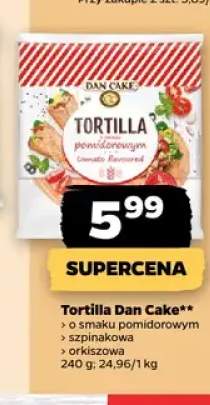 Tortilla o smaku pomidorowym Dan Cake