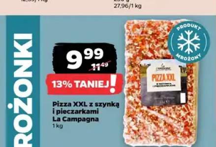 Pizza XXL z szynką i pieczarkami La Campagna