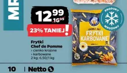 Frytki cienko krojone Chef de Pomme