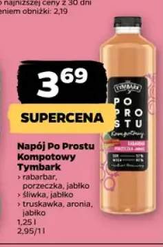 Napój Po Prostu Kompotowy Tymbark truskawka aronia jabłko