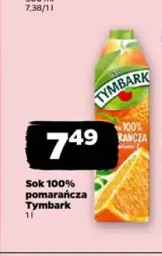 Sok 100% pomarańcza Tymbark