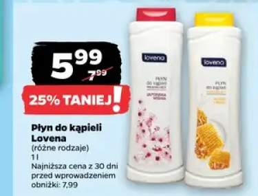 Płyn do kąpieli Lovena Mleko i Miód