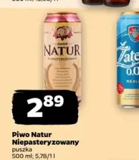 Piwo Amber Natur Niepasteryzowane