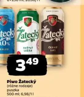 Piwo Žatecký Světly Ležák