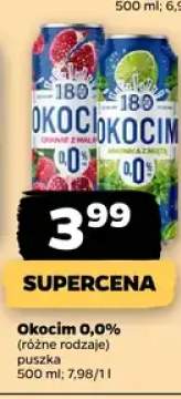 Piwo bezalkoholowe Okocim 0,0% Granat z maliną