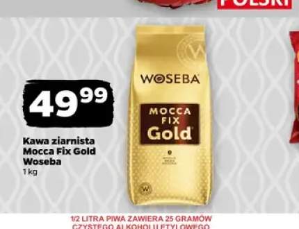 Kawa ziarnista Woseba Mocca Fix Gold