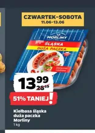 Kiełbasa śląska duża paczka Morliny