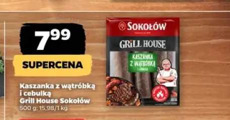 Kaszanka z wątróbką i cebulką Grill House Sokołów