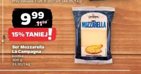 Ser Mozzarella La Campagna kostka