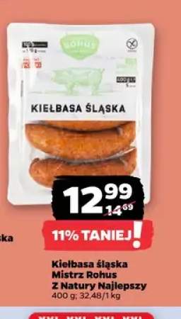 Kiełbasa śląska Mistrz Rohus Z Natury Najlepszy
