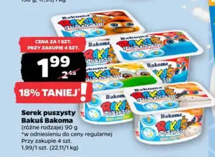 Serek puszysty Bakuś Bakoma