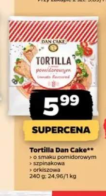 Tortilla o smaku pomidorowym Dan Cake +2 warianty