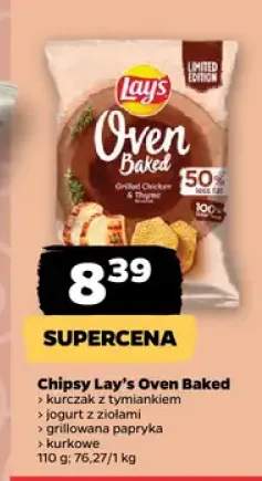Chipsy Lay's Oven Baked kurczak z tymiankiem +3 warianty