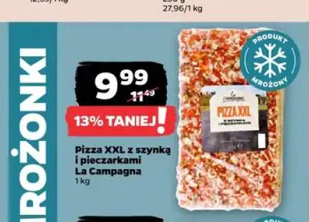 Pizza XXL z szynką i pieczarkami La Campagna