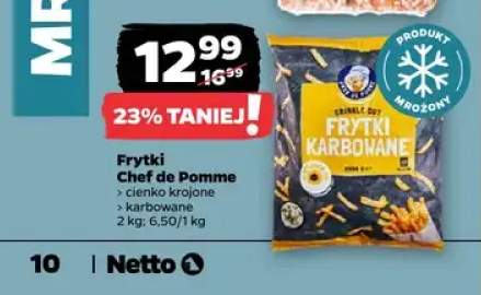 Frytki karbowane Chef de Pomme +1 wariant