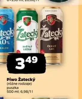 Piwo Žatecký Světly Ležák +2 warianty