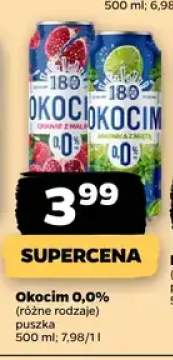 Piwo bezalkoholowe Okocim 0,0% Limonka z miętą +1 wariant