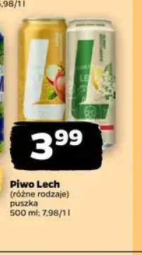 Piwo bezalkoholowe Lech Free Chmiele Cytrusowe +2 warianty