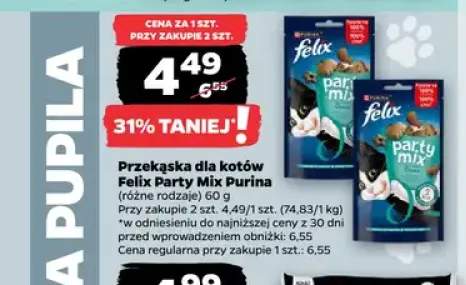 Przekąska dla kotów Felix Party Mix Purina