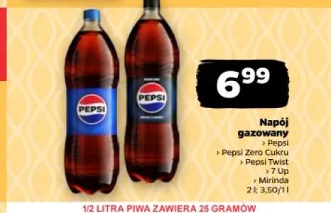 Napój gazowany Pepsi Zero Cukru +4 warianty
