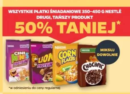 Płatki śniadaniowe Nestlé Cini Minis Protein +3 warianty