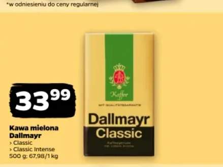 Kawa mielona Dallmayr Classic +1 wariant